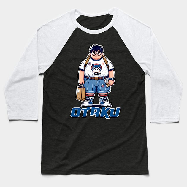 I am Otaku Baseball T-Shirt by Rawlifegraphic